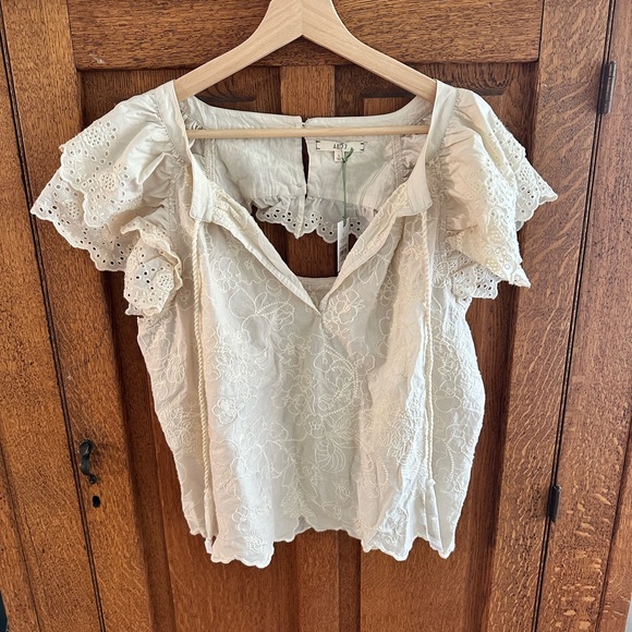 American Eagle Outfitters Tops - NWT AE77 (American Eagle Luxe collection) Eyelit Blouse